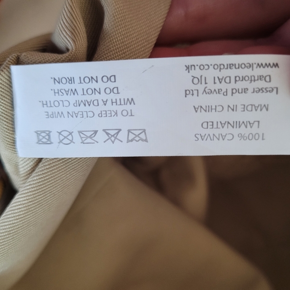 LESSER & PAVEY UK "Bird Song" Laminated Cotton Canvas Ladies Tote Bag - Picture 10 of 13